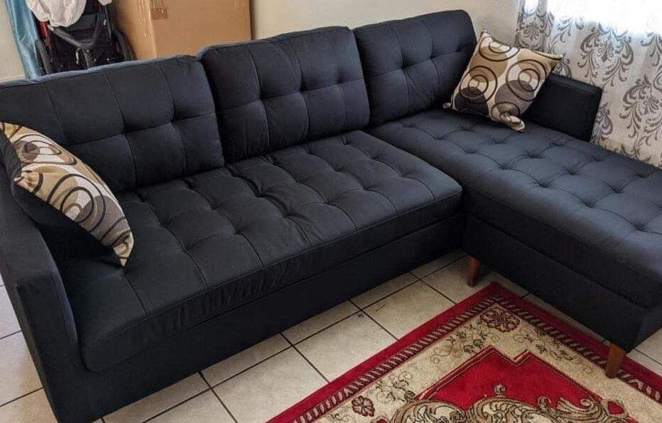 Black Sectional Couch