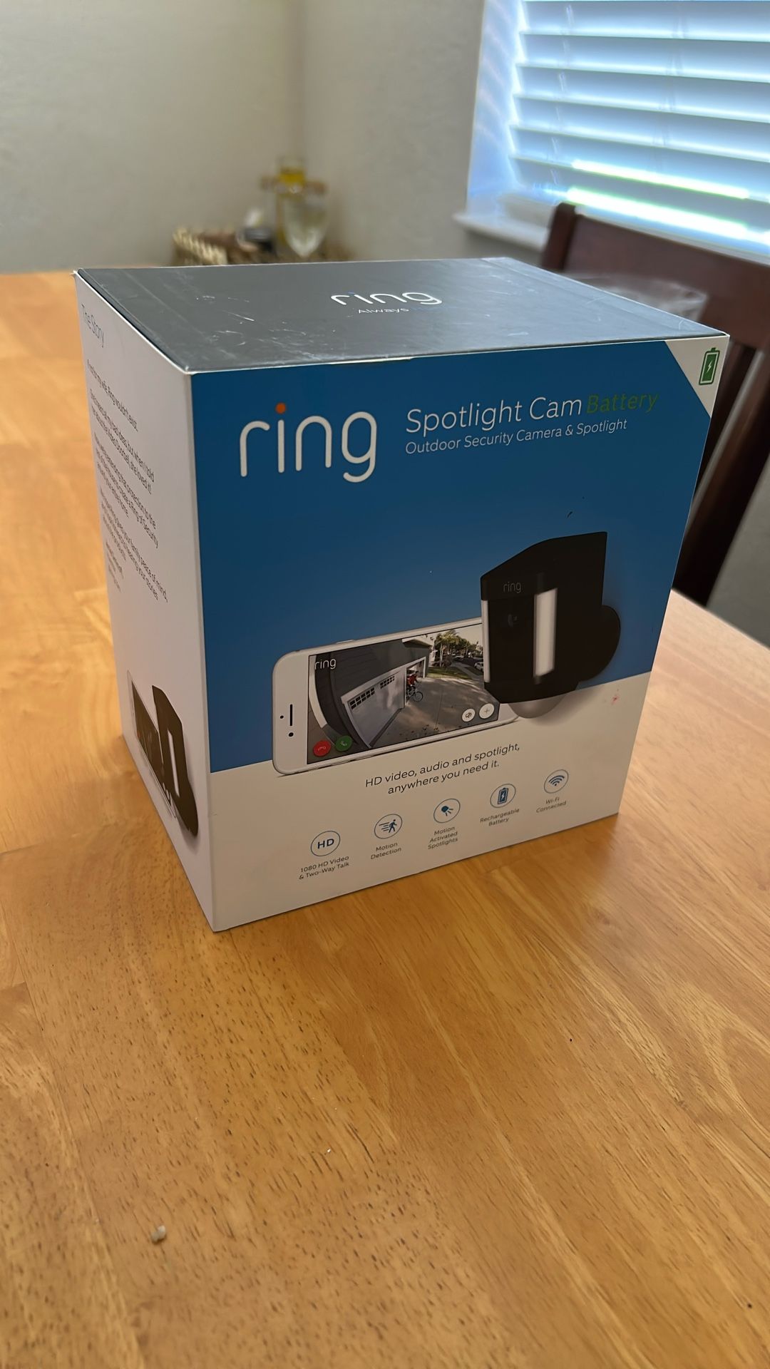 Ring Spotlight Cam – Wireless Security Camera w/ Motion Alerts & Siren