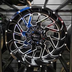 20x12 6x135 6x139 Desert Off-road Wheels And Tires  35/1250/20