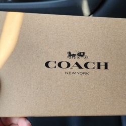 Authentic Coach Bifold Wallet and Belt Combo