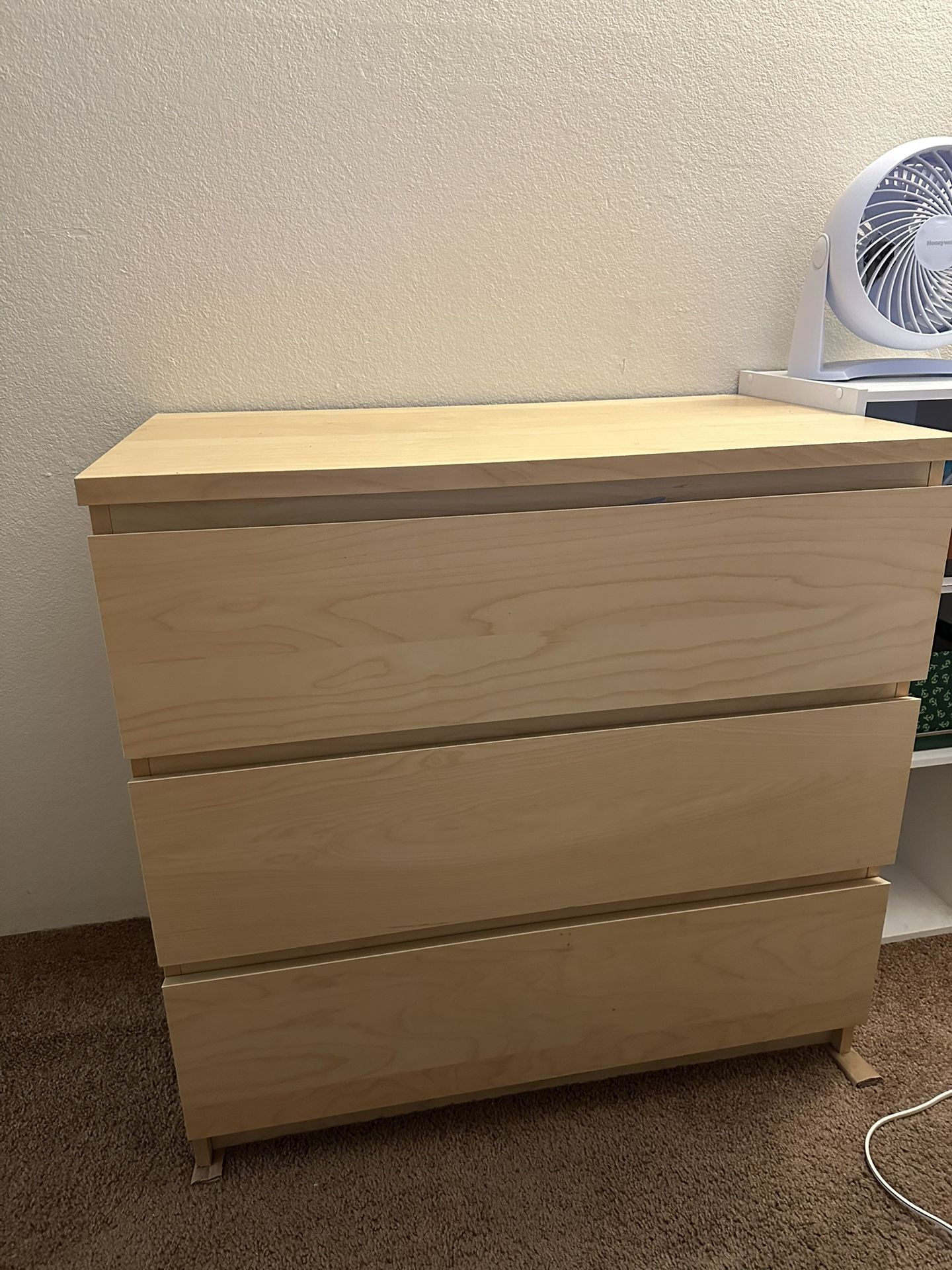 IKEA MALM 3-Drawer Dresser