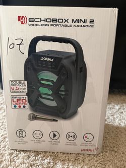 Power Echobox Mini 2 Wireless Portable Karaoke Speaker