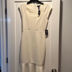 Small Off white Color Sheath Dress