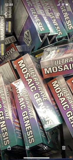 Mosaic basketball cards hangers/mega boxes
