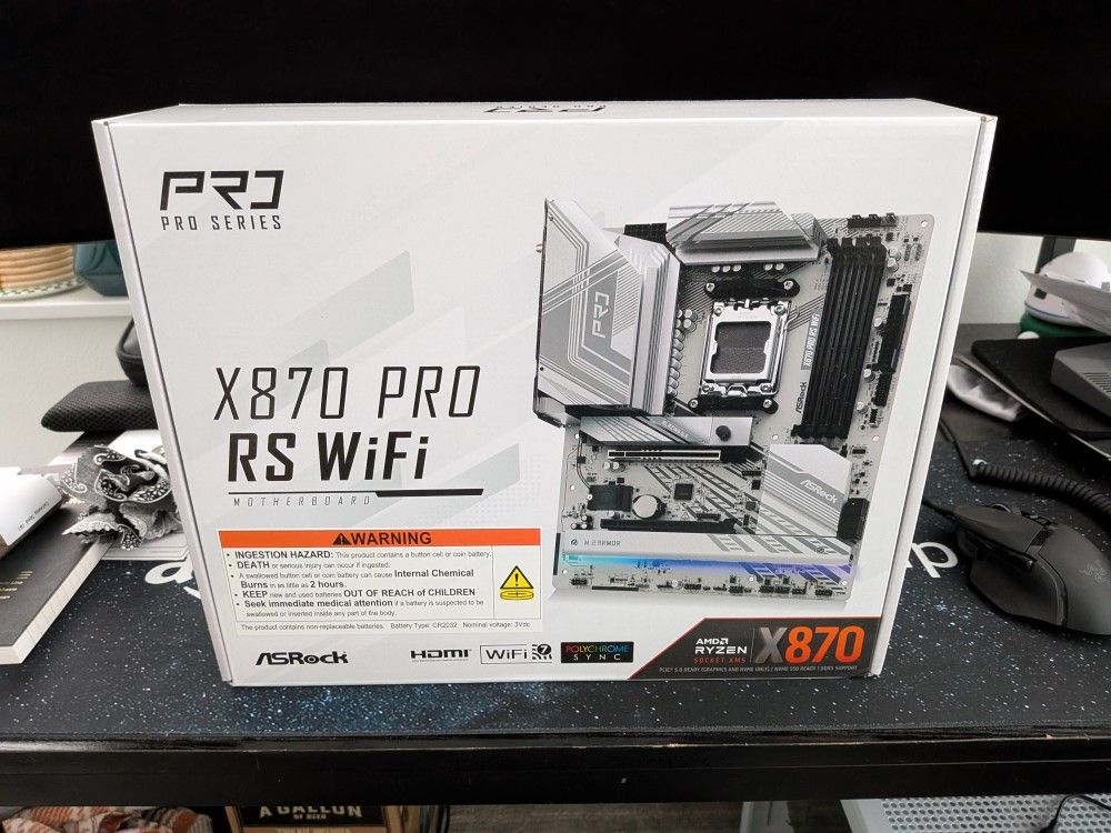 ASR X870 Pro RS Wifi - NEW IN BOX