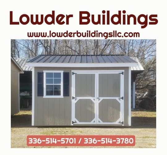 10x12 Storage Building - ZERO down Option - No Credit Check Rent To Own Or Cash Buy 