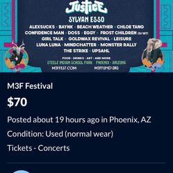 M3F Ticket Scam! Don’t Buy!!
