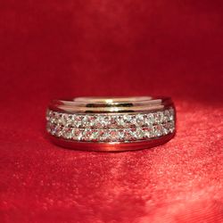 14k Rose Gold Diamond Round Cut Ring 1.00 ctw