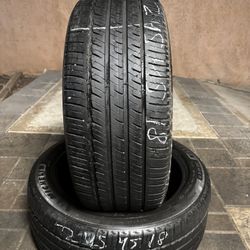 245/45/18 Michelin Pair 80$