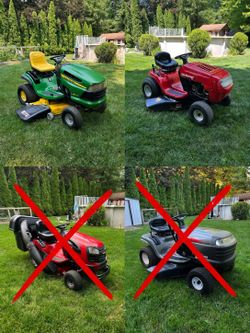 Riding Mowers for Sale - Fully Serviced