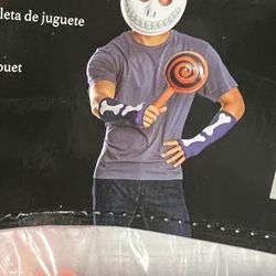 Disney Nightmare Before Christmas Disguise Barrel Round Mask Toy Lollipop Gloves
