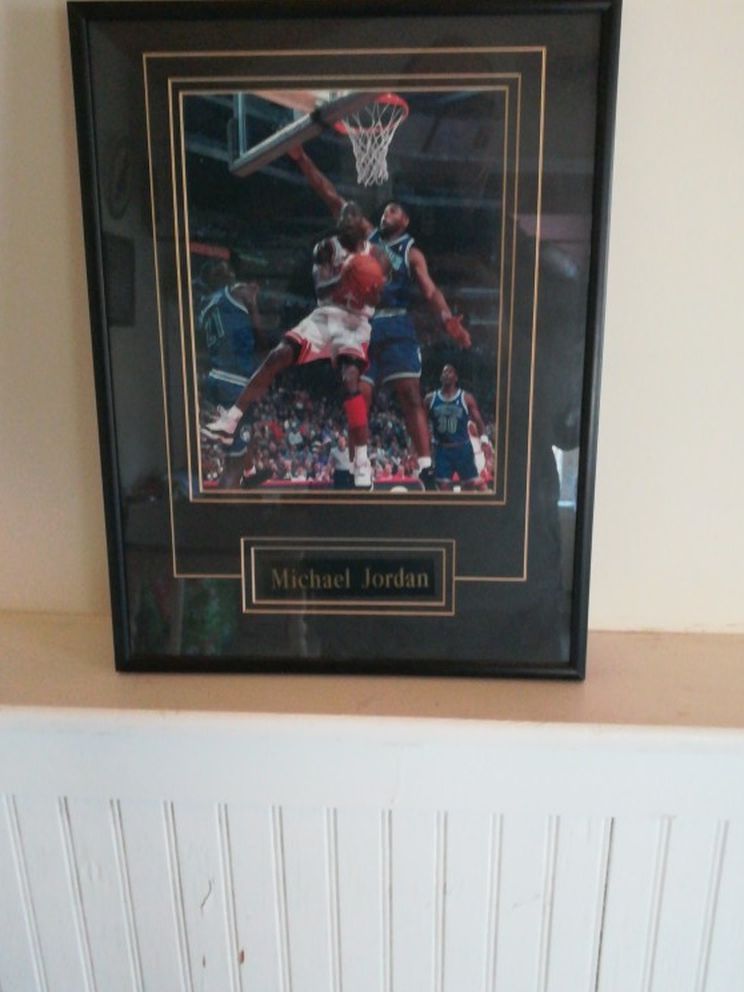 Michael Jordan Framed
