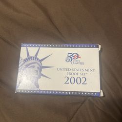2002 United States Mint Proof Set in its original government packaging