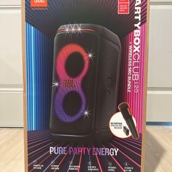 JBL Partybox 120 + Wireless Microphone – Open Box, Like New!