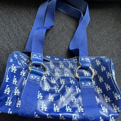 LA Dodgers Betsy Crossbody Cylinder Bag 11” By 6”