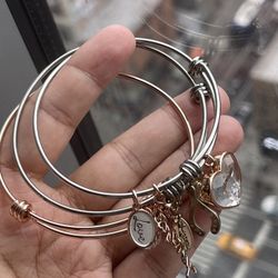 3 Charm Bangle Bracelets Perfect Holiday Gift