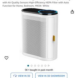 AROEVE Air Purifiers for Large Room Up to 1095 Sq Ft Coverage with Air Quality Sensors High-Efficiency HEPA Filter with Auto Function for Home, Bedroo