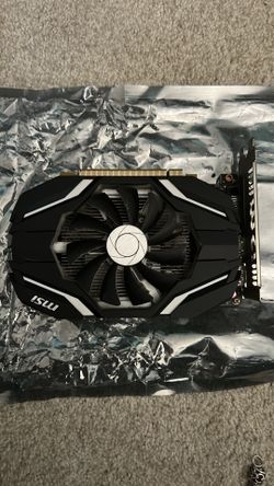 1050ti MSI oc 4GB single fan GPU