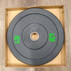 
   OLYMPIC BUMPER WEIGHT 
   PLATES.