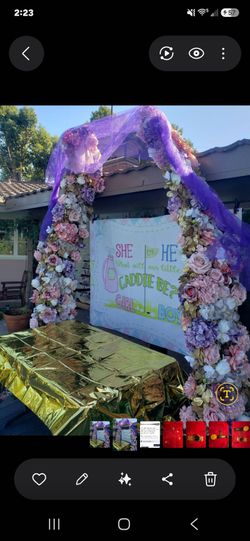 8' Artificial Flower Arches for sale