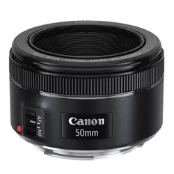 Lente Canon EF 50 mm f/1.8 STM de uso en buen estado 120 Usd