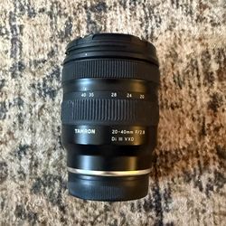 Tamron 20-40mm f/2.8 Di III VXD Lens for Sony E-Mount Full Frame Mirrorless Cameras