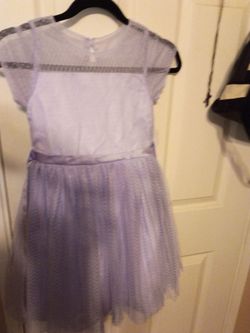 Lavender Tulle Girls Dress