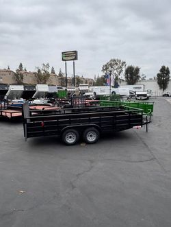 2025 Carson Landscape Black 7x18-2 7k GVWR