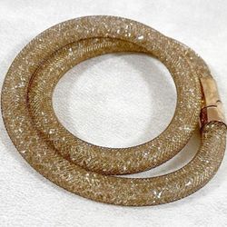 Swarovski Stardust Deluxe Gold 2Way Bracelet Necklace Fine Crystal