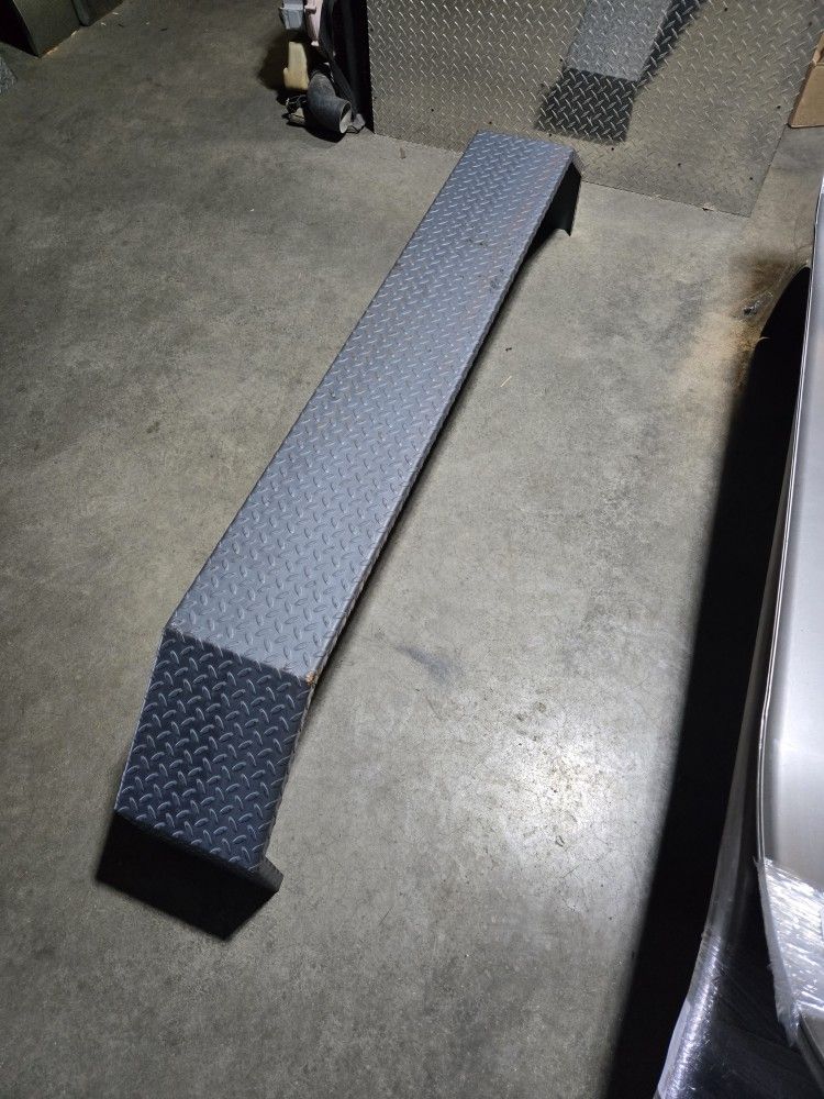 TRAILER FENDERS, TANDEM, DIAMOND PLATE, 14 GAUGE