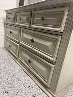 Macy’s Solid wood Dresser with 7 drawers / cabinet