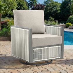 Carolina 24 in. x 24 in. x 6 in. Olefin 4-Piece Deep Seating Outdoor Lounge Chair Sofa Cushion in Beige