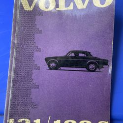Operating Instructions/Owner's Manual 1965 Volvo P 121/122 S 