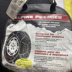 Alpine Premier Diamond Pattern Tire Snow Chains, Stock # 1555, Used