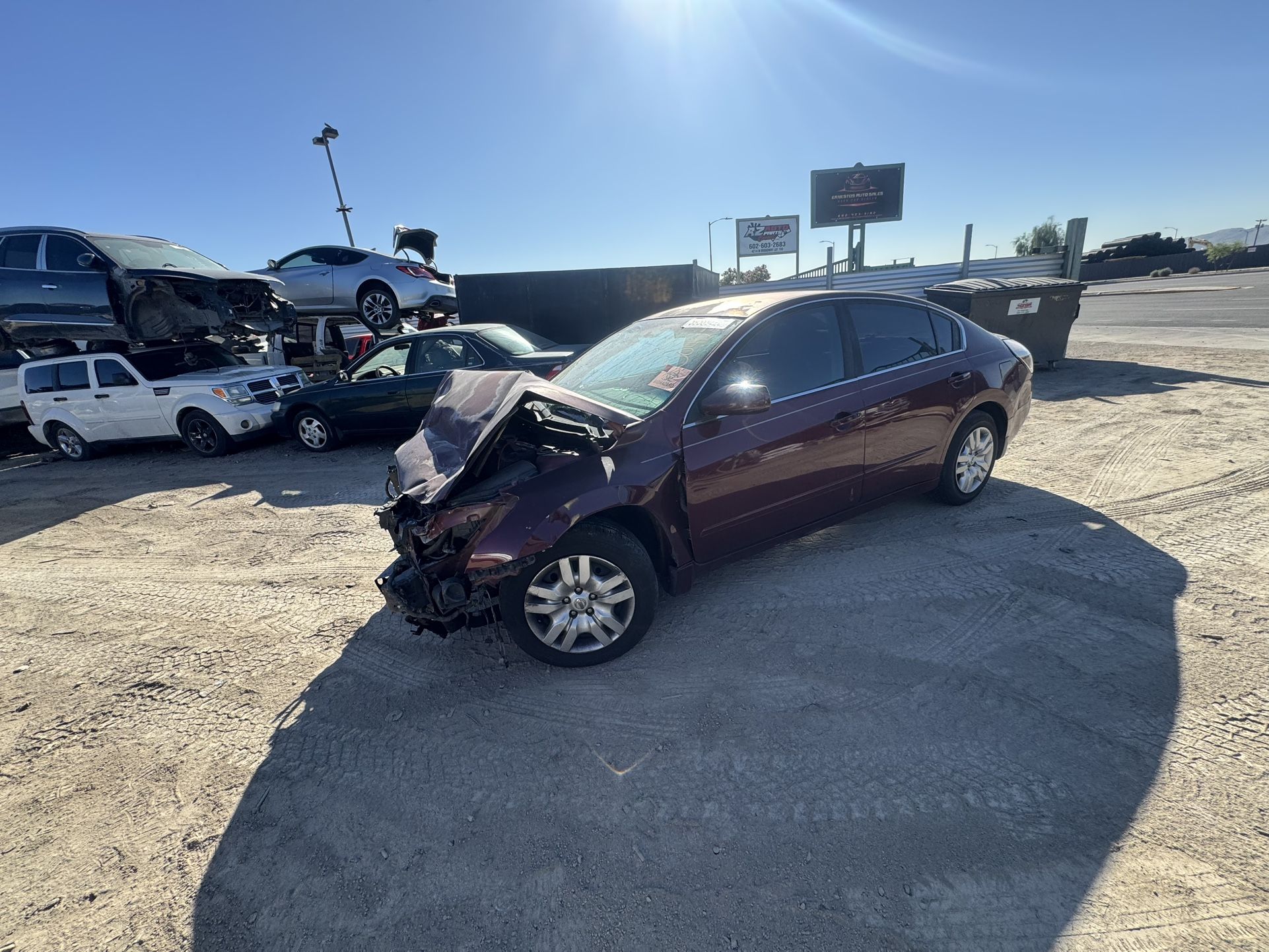 2010 nissan altima for parts only !!!!