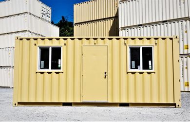 Modified Shipping Container's | Man Door | Office Container