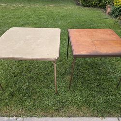 2 Small Foldible Tables Both for $10