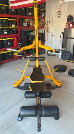POWERTEC WORKBENCH LEVERGYM + Rubber Weights