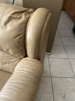 Leather Reclining Couch