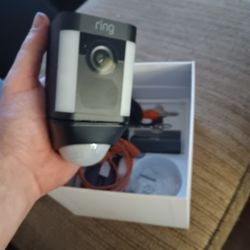Ring Outdoor Camera W Light Brand New