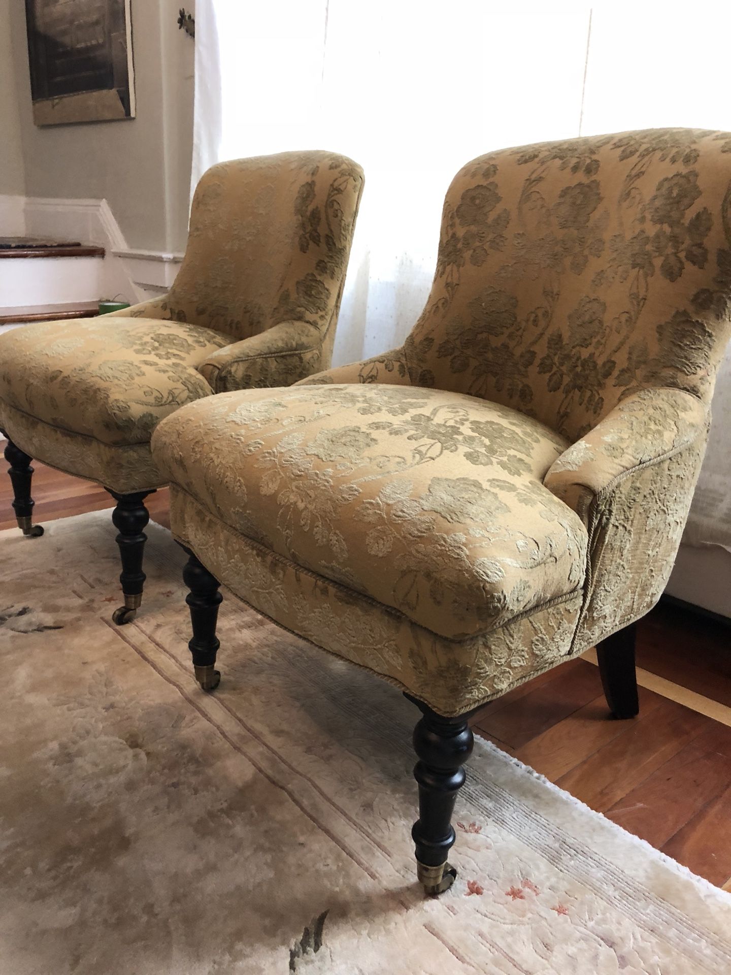 Pair of Arhaus accent chairs