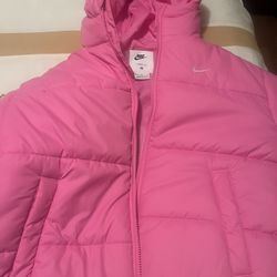 Pink Nike Puffer Jacket 