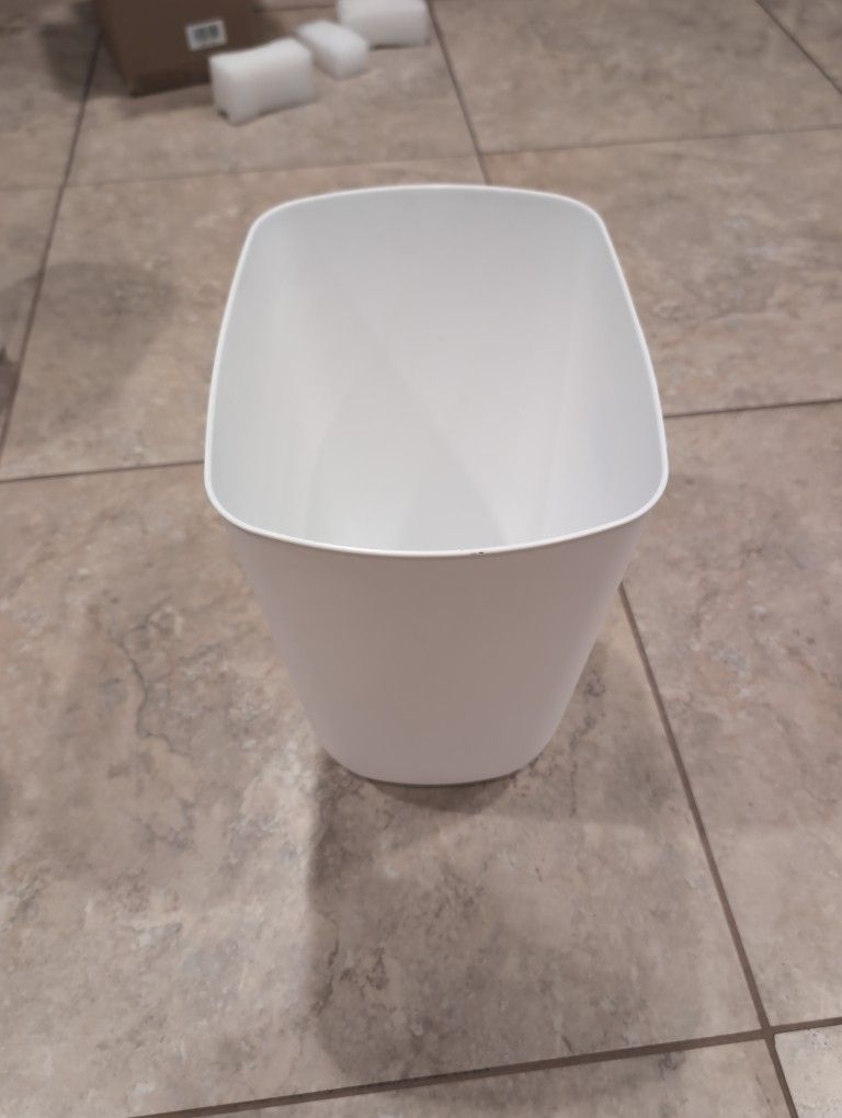 White Waste Basket