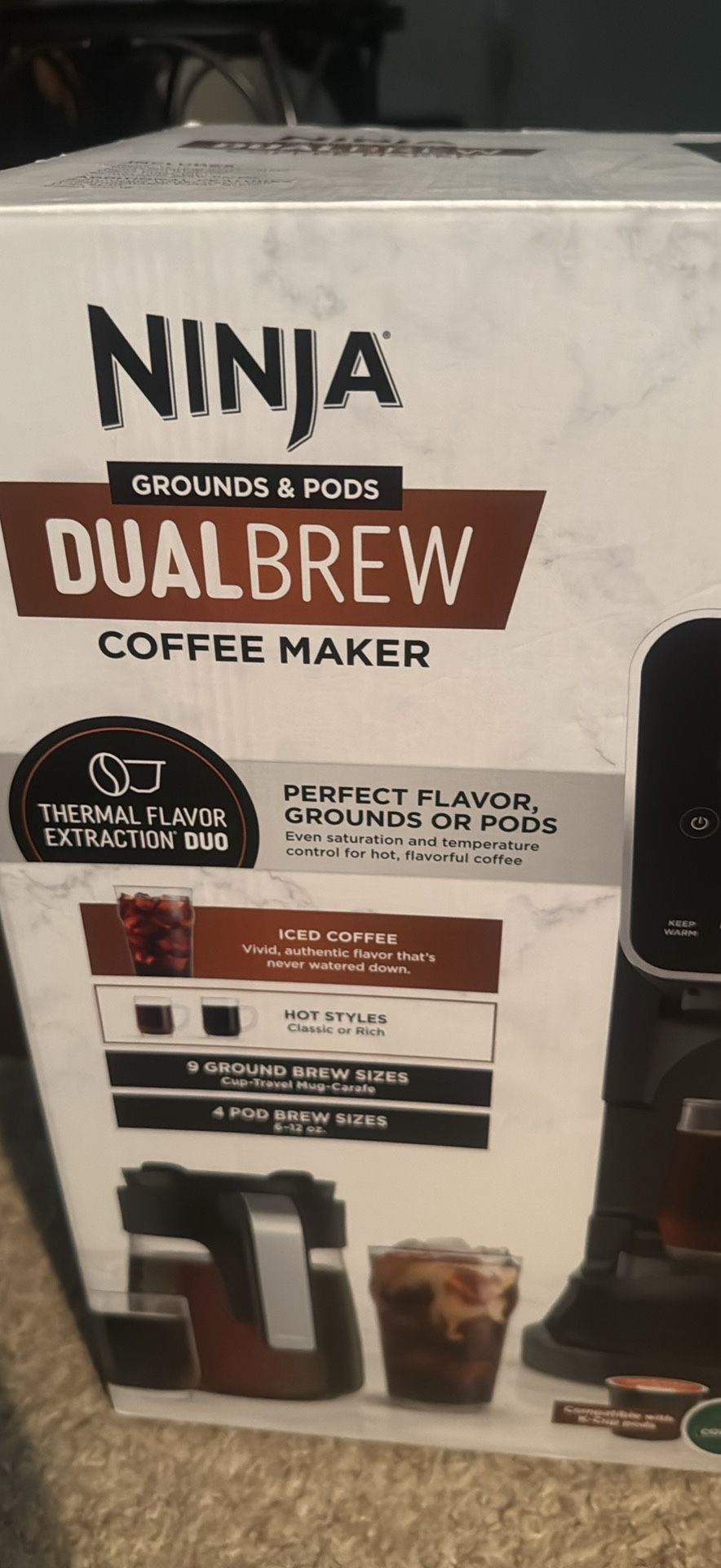 Ninja Grounds and Pods Dual Brew Coffee Maker