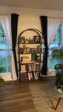 Arched bookshelf