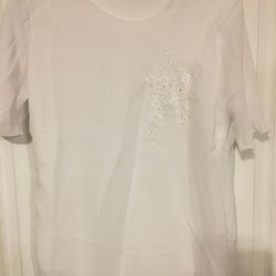 White blouse & skirt