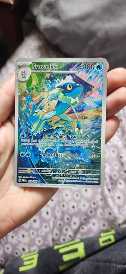 Frogadier illustration tcg #89 Chaos Rising