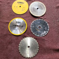 Lot  Of Assorted 12 Inch Dewalt Blades 