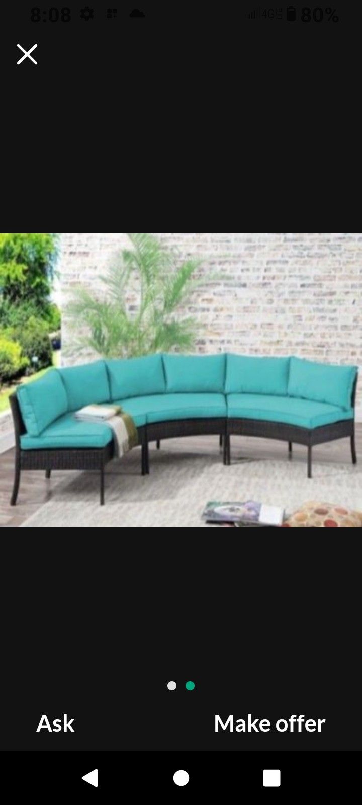 Brand New Patio Furniture Set Patio Outdoor Sofa Set Curved Patio Furniture Round Patio Furniture Brand New In The Box 