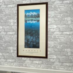 Framed Lithograph Life Scapes